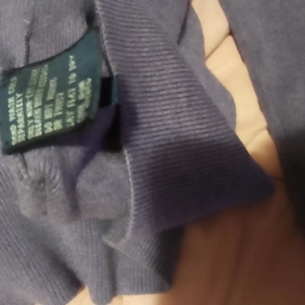 Polo by Ralph Lauren Men's‎ V-Neck Sweater in Purple